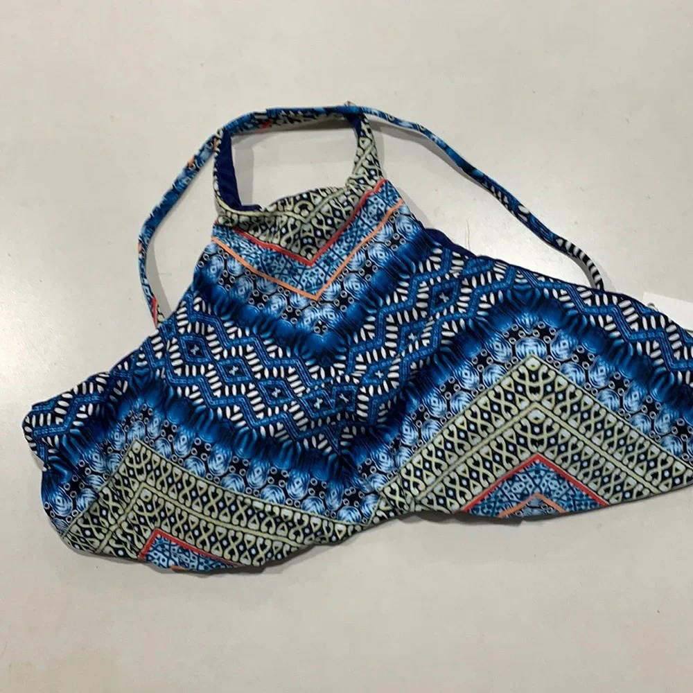 NWT Lucky Brand Nomad‎ Chevron Bikini Top